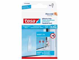 Plastry montażowe 200 g, powierzchnie przezroczyste i szkło TESA