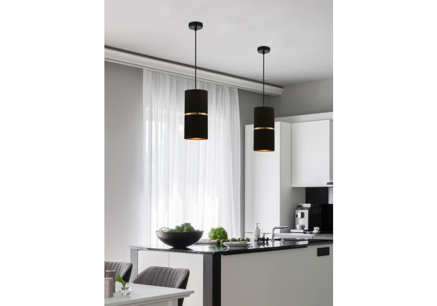 Zdjęcie: Lampa wisząca Gina 1x60 W E27 czarny CANDELLUX