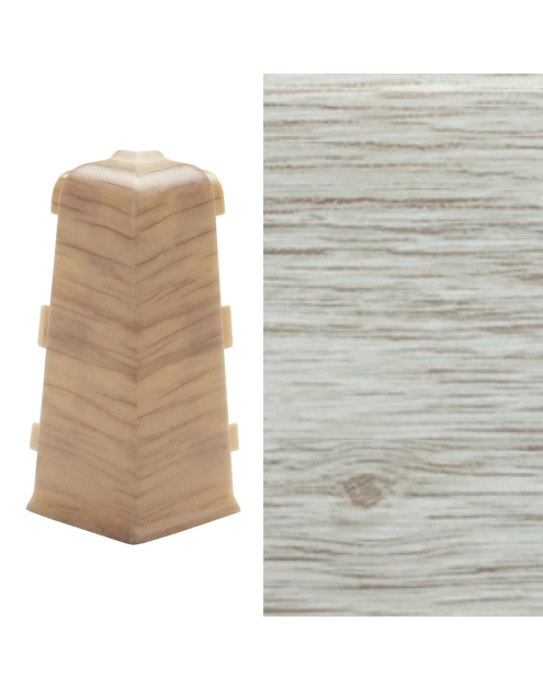 Zdjęcie: Narożnik zewnętrzny do listwy Lars 1 szt. dąb platynowy ARBITON