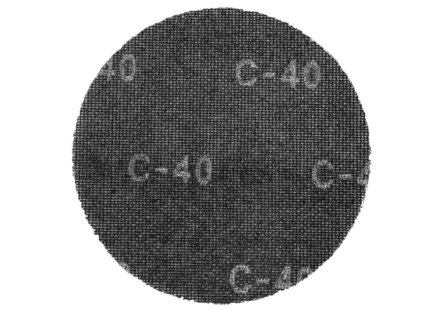 Zdjęcie: Siatka ścierna na rzep, 225 mm, K40, do szlifierki 59G260, 10 sztuk GRAPHITE