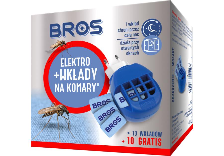 Zdjęcie: Elektryczny odstraszacz komarów elektrofumigator BROS