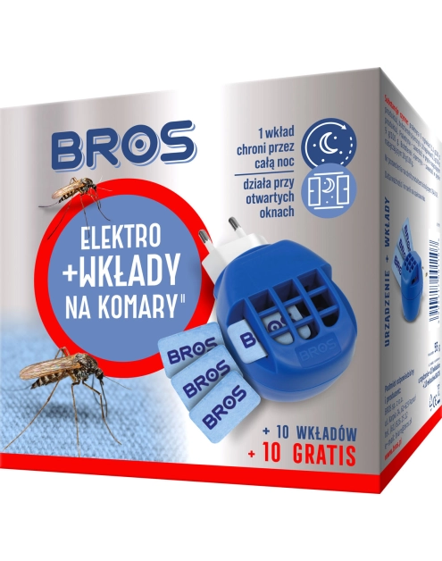 Zdjęcie: Elektryczny odstraszacz komarów elektrofumigator BROS