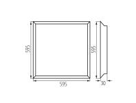 Zdjęcie: Panel LED Barev Eco 36 W 6060NW MILEDO