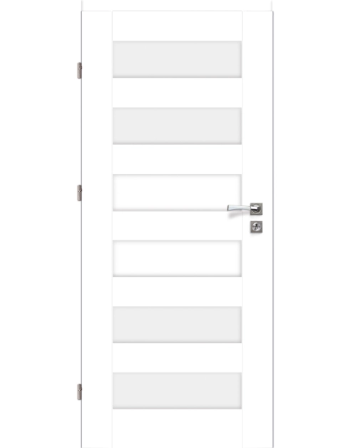 Zdjęcie: Drzwi wewnętrzne 80 cm lewe 4/6 biały Zitron 70 VOSTER