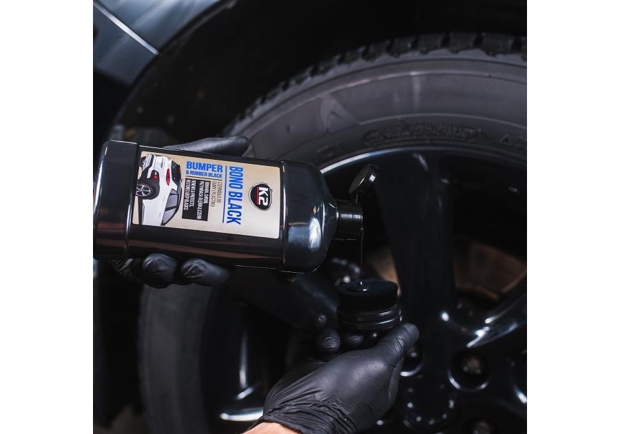 Zdjęcie: Czernidło do gumy i plastików 500 ml K2