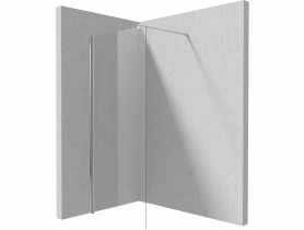Ścianka prysznicowa walk-in systemu Kerria Plus 90 cm Kerria Plus chrom DEANTE