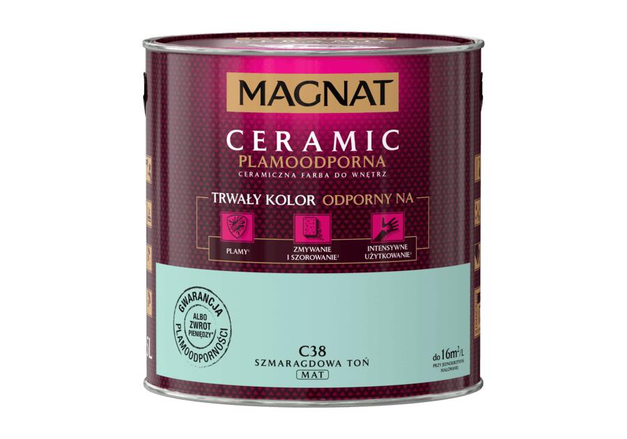 Zdjęcie: Farba ceramiczna 2,5 L szmaragdowa toń MAGNAT CERAMIC