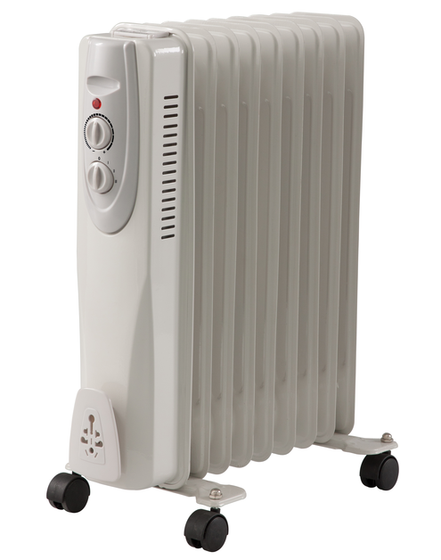 Zdjęcie: Grzejnik olejowy Oil Radiator 9 Ribs 2000 W NY-W1-9 White VIMAR