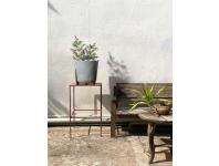 Zdjęcie: Donica Frida 180 mm Eco recycled, szary beton LAMELA
