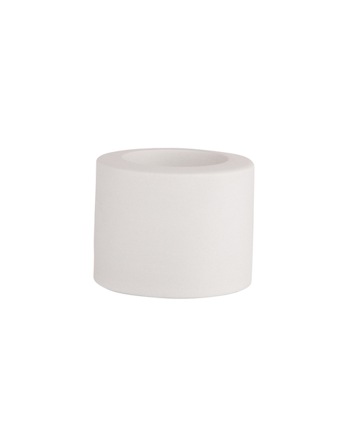 Zdjęcie: Świecznik ceramiczny 6,5x6,5x5,5cm popielaty ALTOMDESIGN