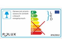 Zdjęcie: Kinkiet Fiona E14 biały POLUX