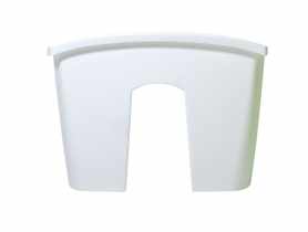 Doniczka Crown biały 24 cm PROSPERPLAST