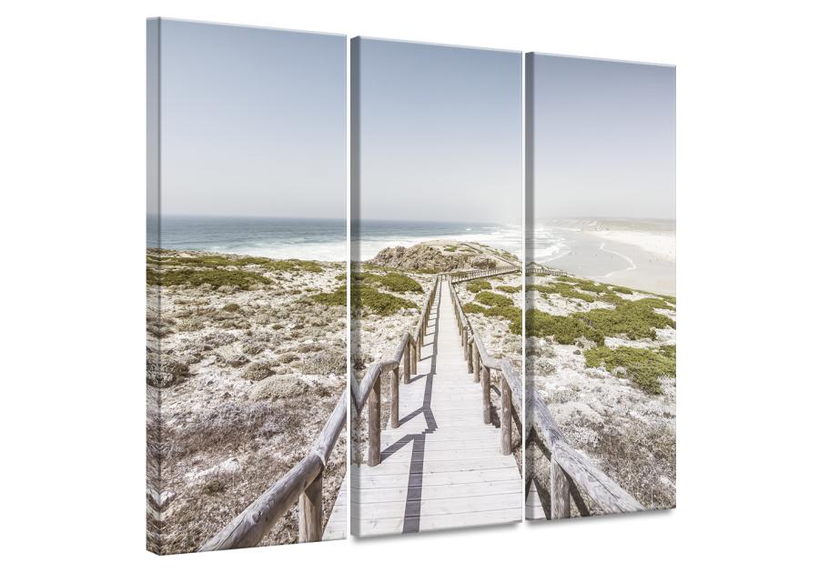 Zdjęcie: Obraz Canvas By The Sea 3x27x75 cm Ex500 Viev Set STYLER