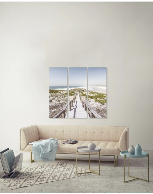 Zdjęcie: Obraz Canvas By The Sea 3x27x75 cm Ex500 Viev Set STYLER