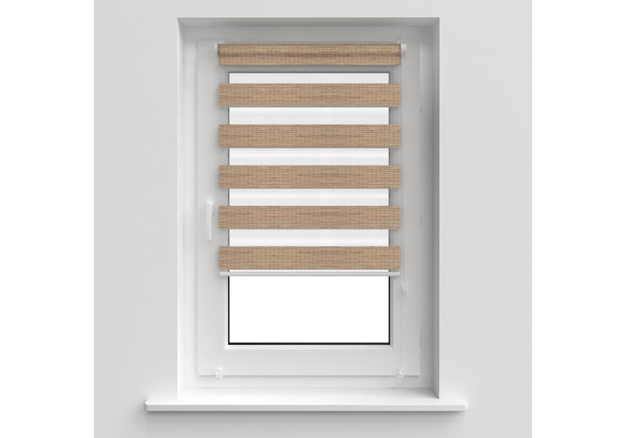 Zdjęcie: Roleta 42x140 cm Zebra I ciemny beż DECODESIGN