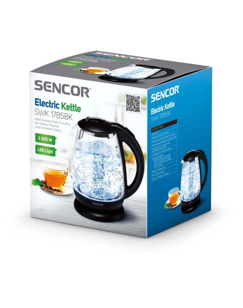 Zdjęcie: Czajnik elektryczny szklany SWK 1785BK SENCOR