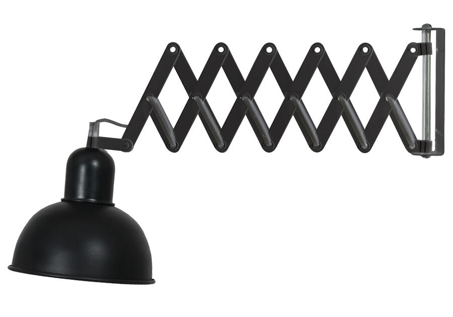 Zdjęcie: Lampka na wysięgniku harmonijkowym 40 W czarna CANDELLUX