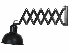 Lampka na wysięgniku harmonijkowym 40 W czarna CANDELLUX