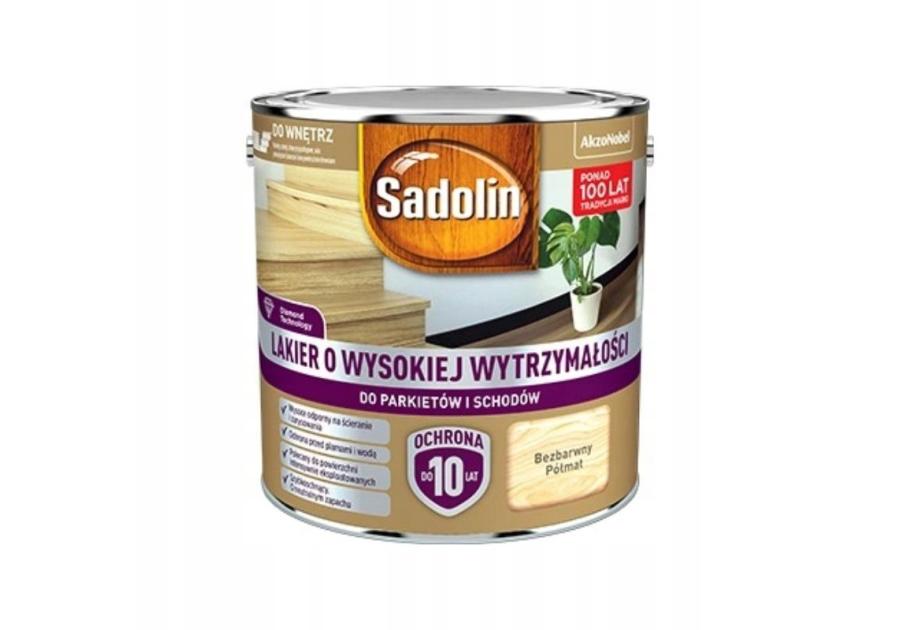 Zdjęcie: Lakier o wysokiej wytrzymałości półmat 2,5 L SADOLIN