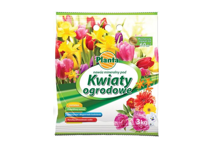 Zdjęcie: Nawóz do kwiatów ogrodowych w folii 3 kg PLANTA