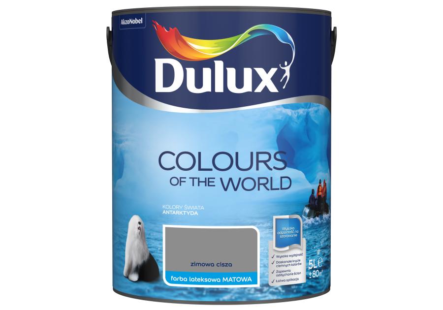 Zdjęcie: Farba do wnętrz Kolory Świata 5 L zimowa cisza DULUX