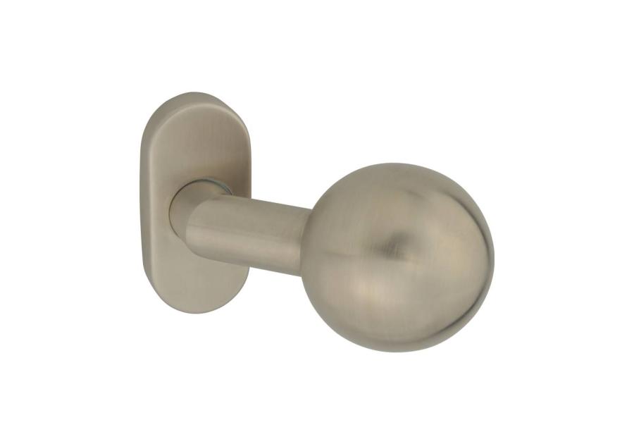 Zdjęcie: Gałka drzwiowa odgięta OV Inox SS 304 stalowa METRO