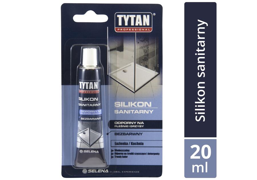 Zdjęcie: Silikon sanitarny bezbarwny 20 ml TYTAN PROFESSIONAL