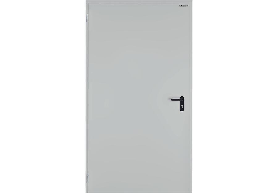 Zdjęcie: Drzwi Zewnętrzne Technical 40 kolor RAL 7035, 960x2045 grubość 40 mm lewe na zewnątrz WIŚNIOWSKI