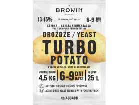Drożdże gorzelnicze Turbo Potato BROWIN