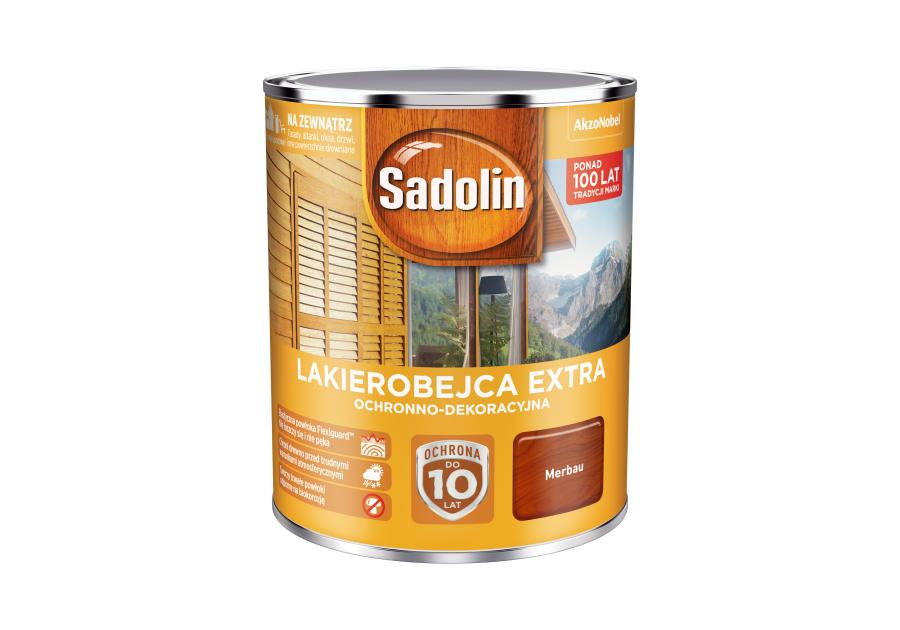 Zdjęcie: Lakierobejca Extra 0,75 L merbau SADOLIN