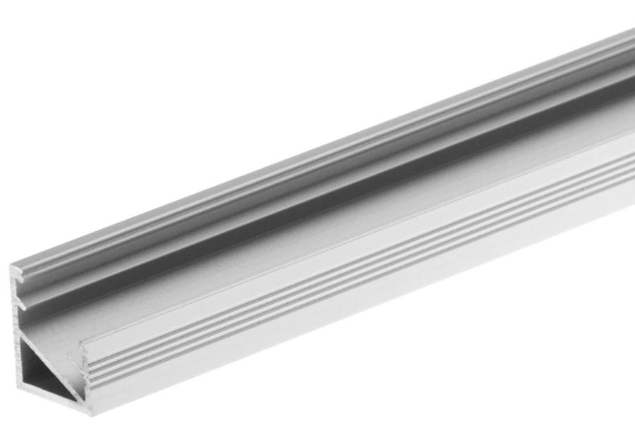 Zdjęcie: Kształtownik kątowy 30 do taśmy LED 14x16,5 mm - 2 m srebrny CEZAR