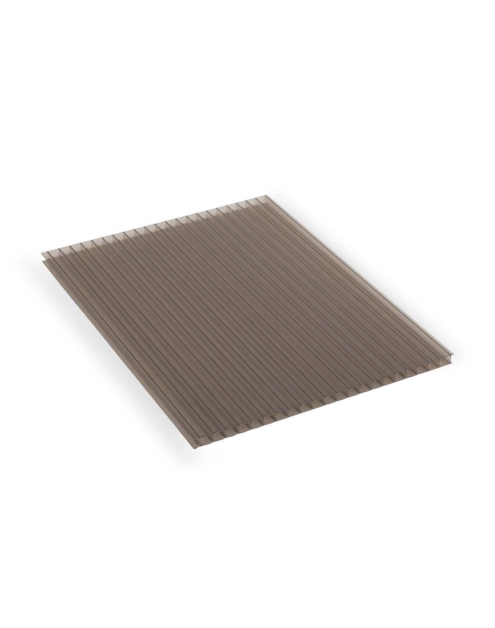 Zdjęcie: Płyta poliwęglan komorowy 105x300 cm 10 mm brąz SCALA