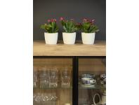 Zdjęcie: Osłonka-doniczka Magnolia 190 mm jersey, biały LAMELA