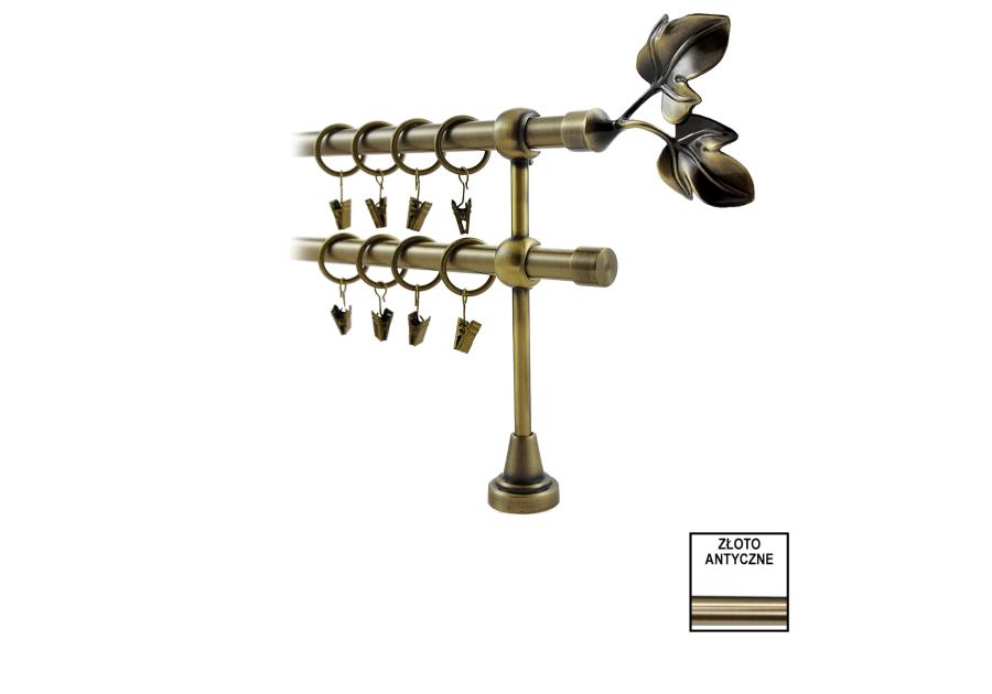 Zdjęcie: Karnisz Hefajstos Plus fi 16 mm - 240 cm listek złoto (folia ) KARWEL