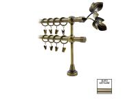 Zdjęcie: Karnisz Hefajstos Plus fi 16 mm - 240 cm listek złoto (folia ) KARWEL