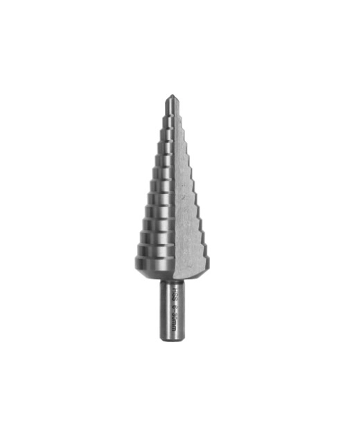 Zdjęcie: Wiertło stopniowe HSS fi 6-30 mm, skok 2 mm STALCO PERFECT