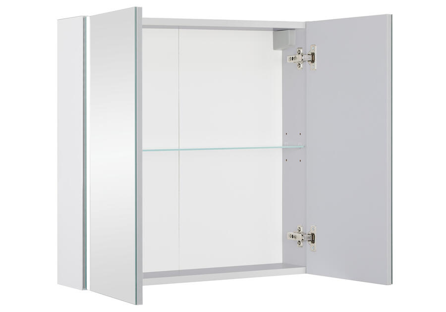 Zdjęcie: Szafka lustrzana 60x60x16 cm, 2 drzwi, boki lustrzane, System c szafki lustrzane uniwersalne ASTOR