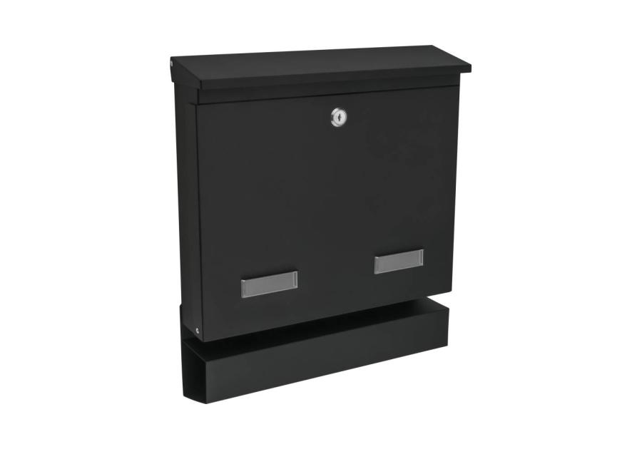 Zdjęcie: Skrzynka na listy Largos C4 z tubą czarny mat METRO