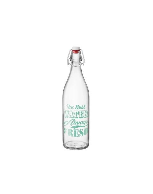 Zdjęcie: Butelka Vintage 1 L z zamknięciem pałąkowym zielona BORMIOLI