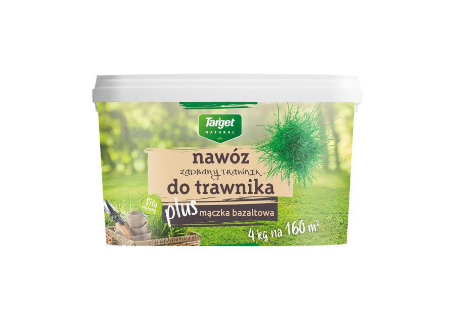 Zdjęcie: Nawóz zadbany trawnik z mączką bazaltową 4 kg TARGET