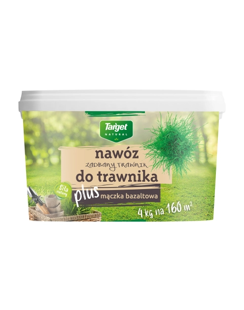 Zdjęcie: Nawóz zadbany trawnik z mączką bazaltową 4 kg TARGET