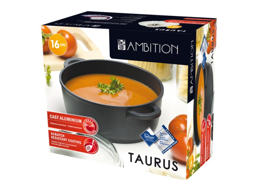 Zdjęcie: Garnek Taurus 16 cm żaroodporny AMBITION
