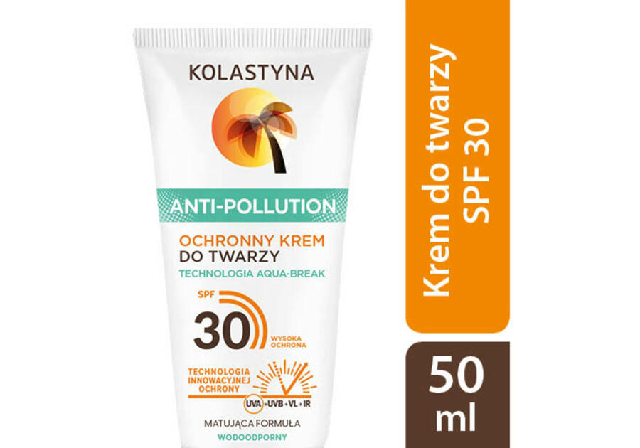 Zdjęcie: Krem do twarzy SPF30 Anti-Pollution 0,05 L ochronny KOLASTYNA