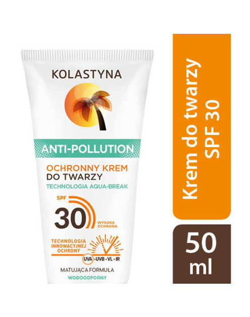 Zdjęcie: Krem do twarzy SPF30 Anti-Pollution 0,05 L ochronny KOLASTYNA