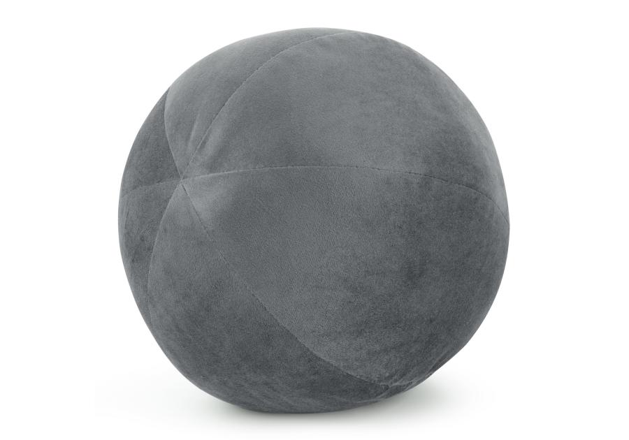 Zdjęcie: Poduszka dekoracyjna w formie kuli Gaja 24 cm grafitowa EUROFIRANY