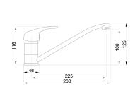 Zdjęcie: Bateria zlewozmywakowa Joker stojąca HYDROLAND