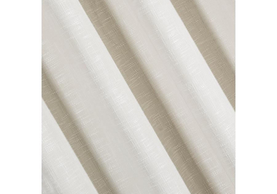 Zdjęcie: Zasłona Heavy 140x250 cm kremowa na przelotkach EUROFIRANY