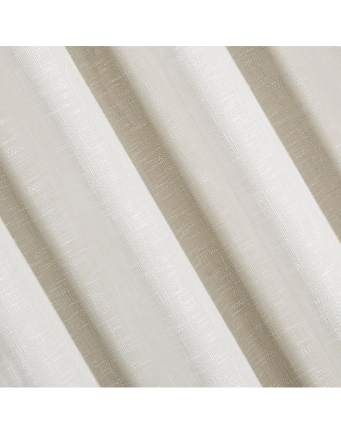 Zdjęcie: Zasłona Heavy 140x250 cm kremowa na przelotkach EUROFIRANY