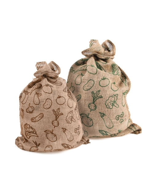 Zdjęcie: Worek jutowy z nadrukiem 70x50 cm -20 kg TIN TOURS