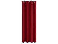 Zdjęcie: Zasłona gotowa Logan 135x250 cm czerwony EUROFIRANY